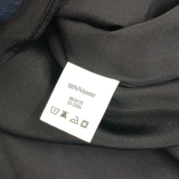 Pipette Alice Ritter Dress Womens Size 2 Blue Tan Polka Dot Cap Sleeve Mini - Picture 7 of 8